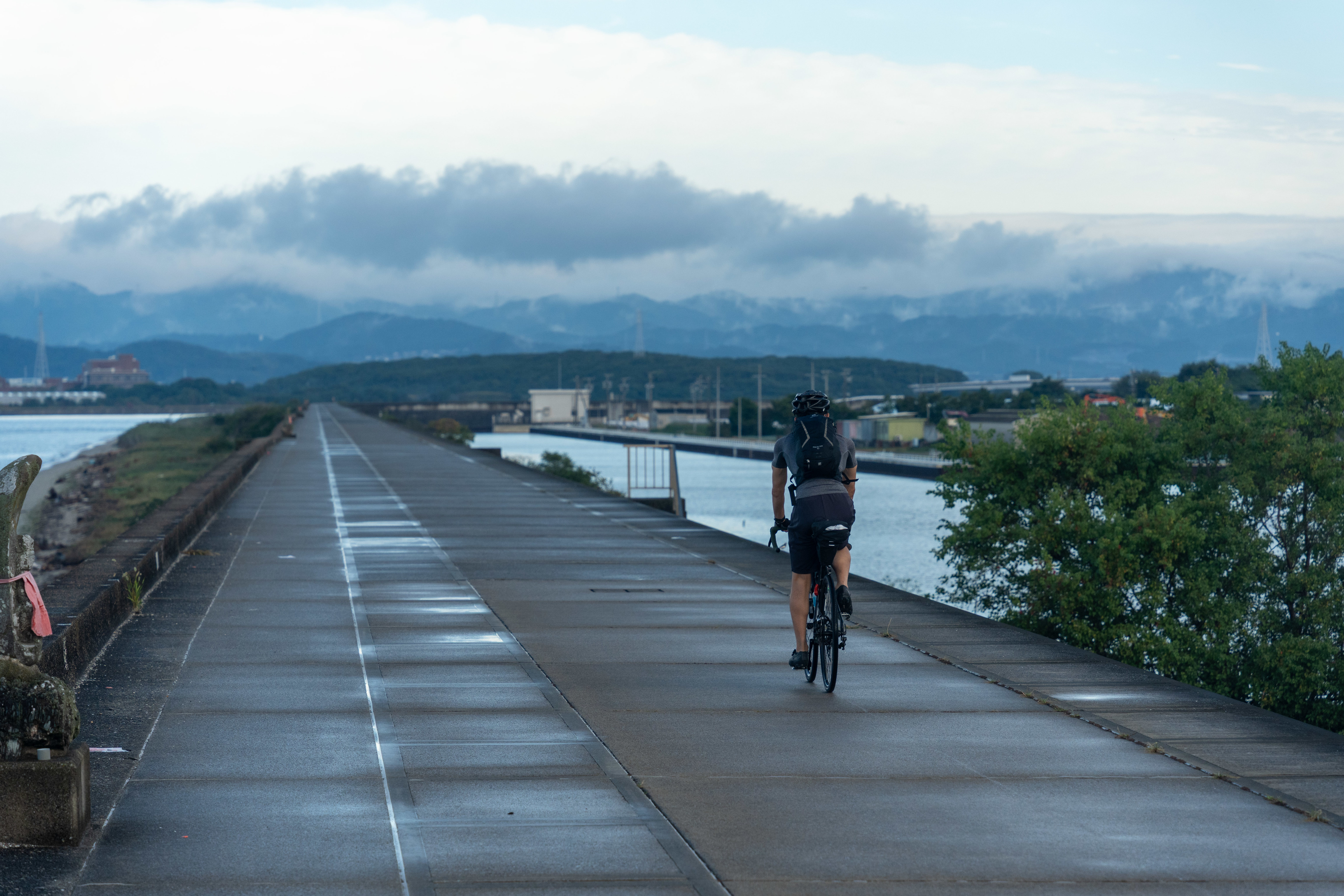 the Mikawa bay in the morning